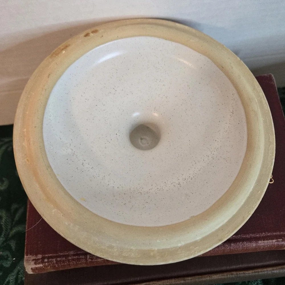 Vintage West Bend USA Stoneware Bean Pot w/Lid 1960's‎ MCM
